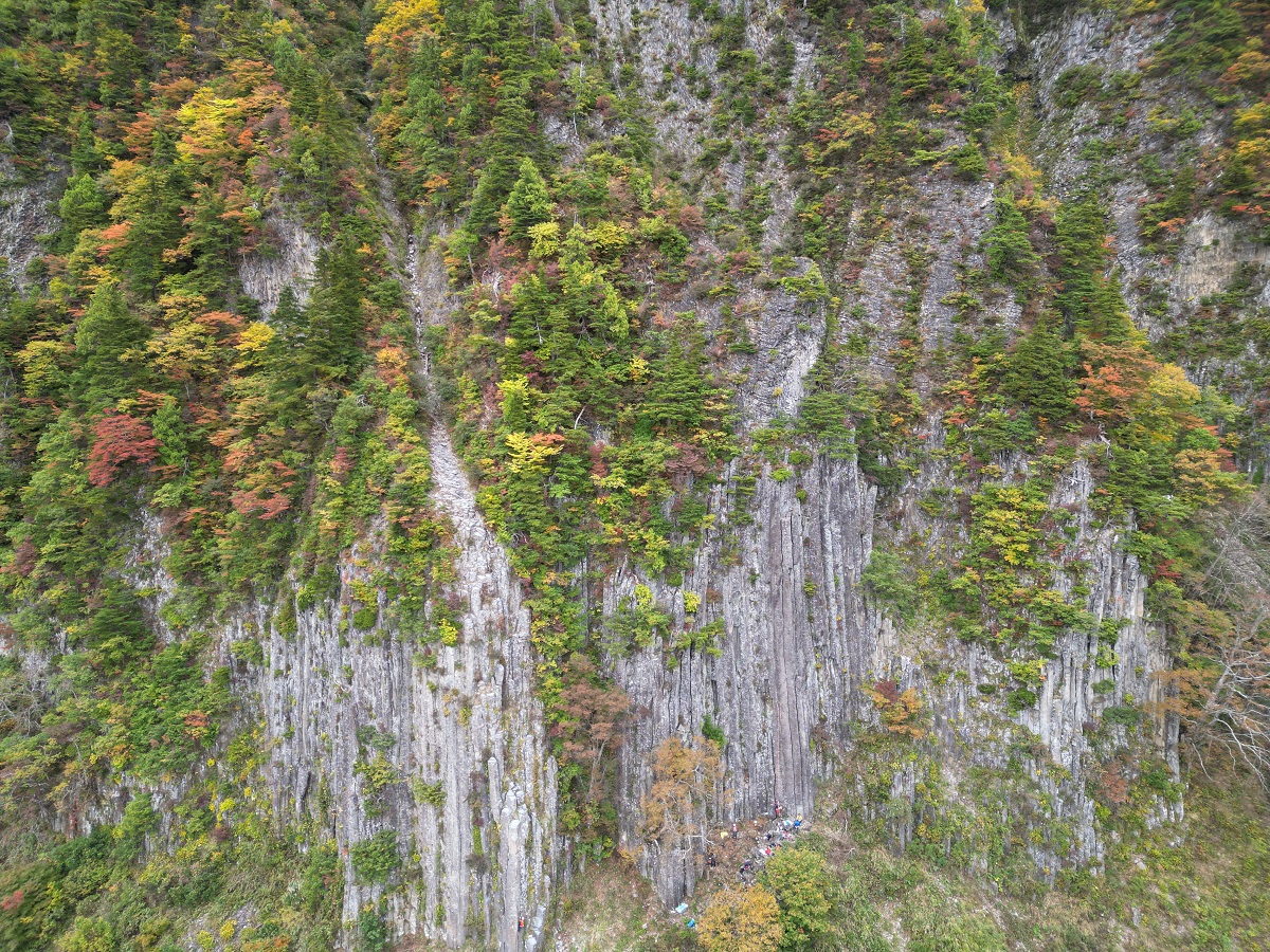 布岩の撮影をしました